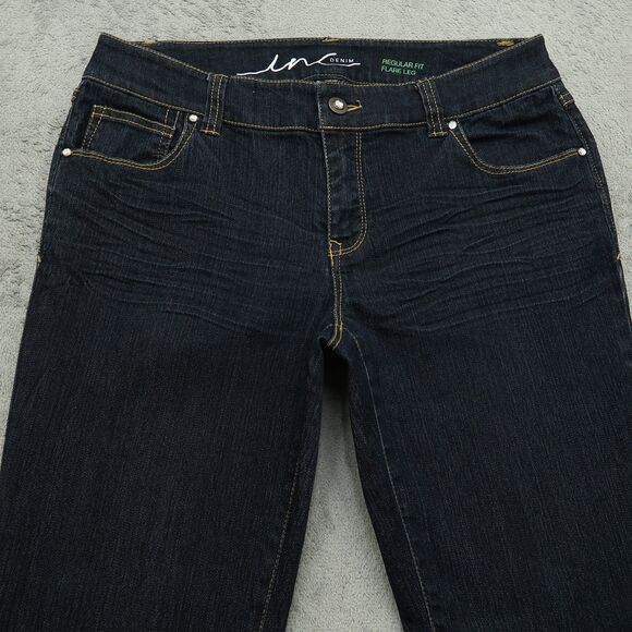INC International Concepts Jeans Women's Size 6P Low-Rise Flare Leg 29" Inseam - Picture 13 of 16